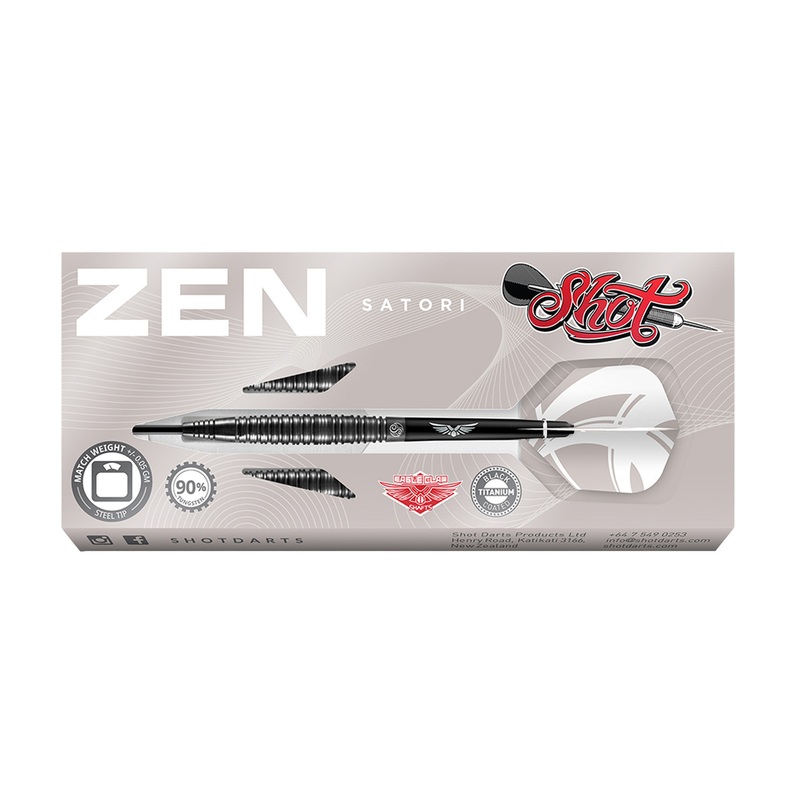 Shot Zen Satori Steel Tip 3 Dart Set – 23gm