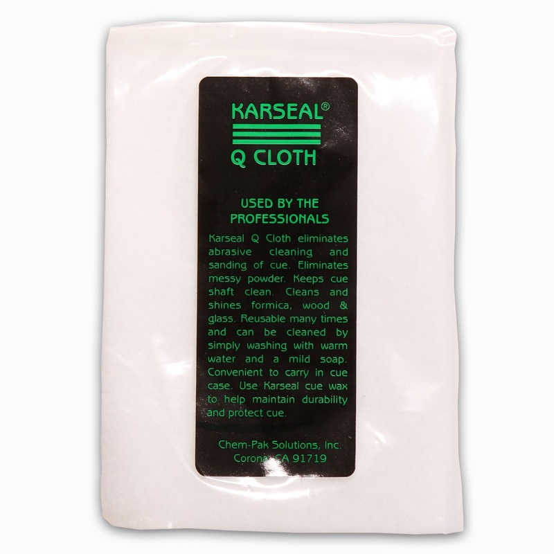 Karseal Pool Cue Cloth White