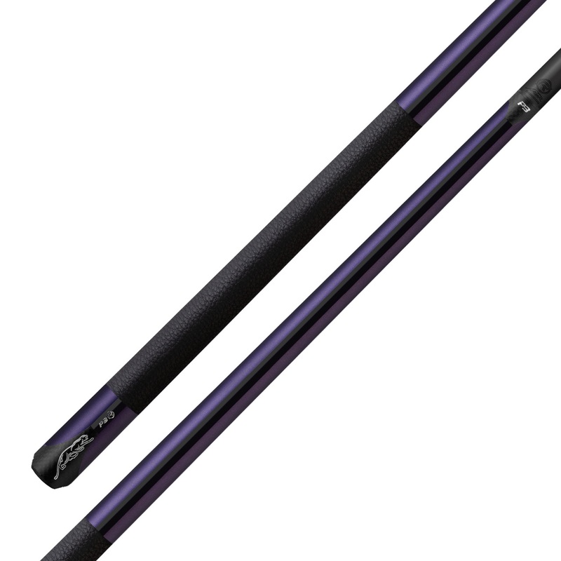 Predator P3 REVO Purple Racer Pool Cue with Leather Wrap