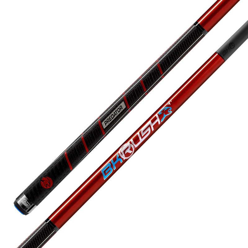 Predator Red BK Rush Plus Jump/Break Cue – Sport Wrap
