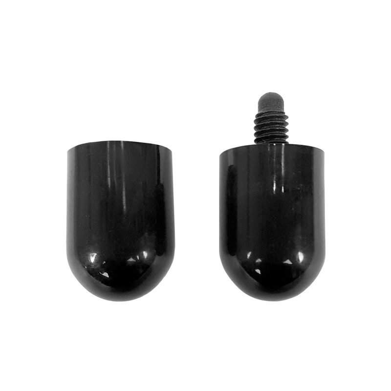 5/16 X 18 Joint Protectors | Black Round Top