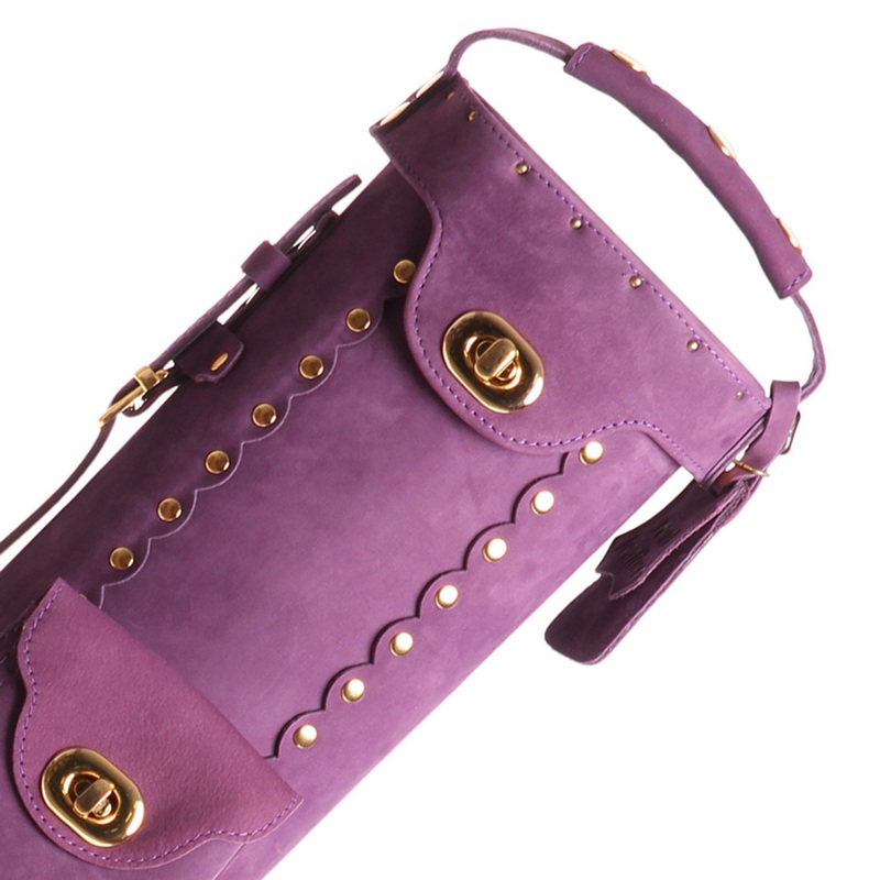 Instroke Limited Purple Pool Cue Case – 3×5