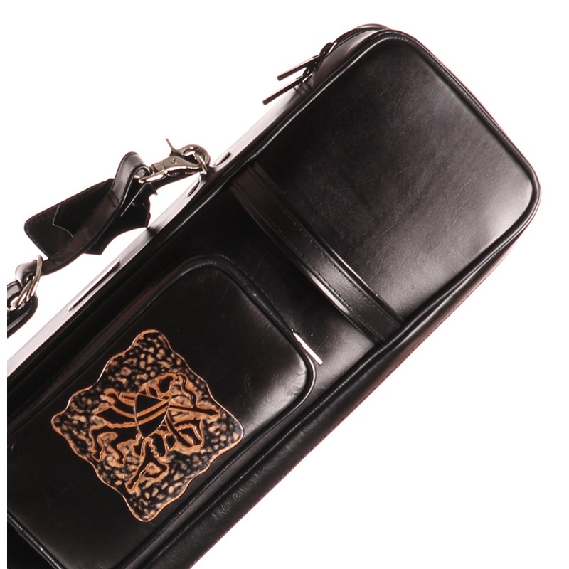 Instroke Soft Black G02 Pool Cue Case – 4×8