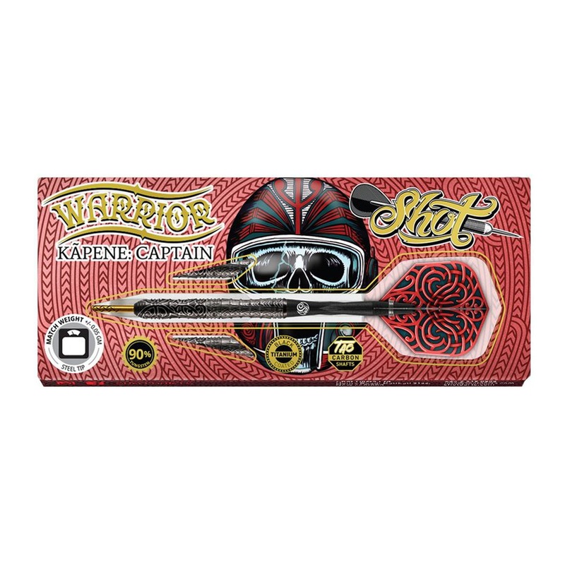 Shot Warrior Kapene Steel Tip 3 Dart Set – 23gm