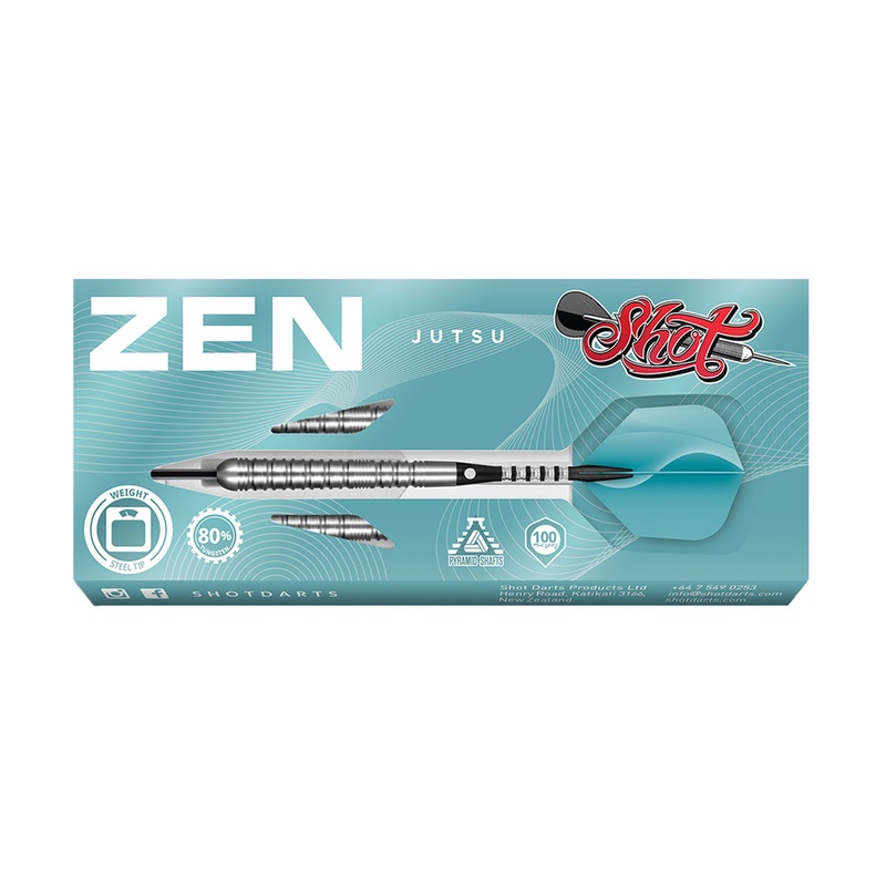 Shot Zen Jutsu Steel Tip 3 Dart Set – 23gm
