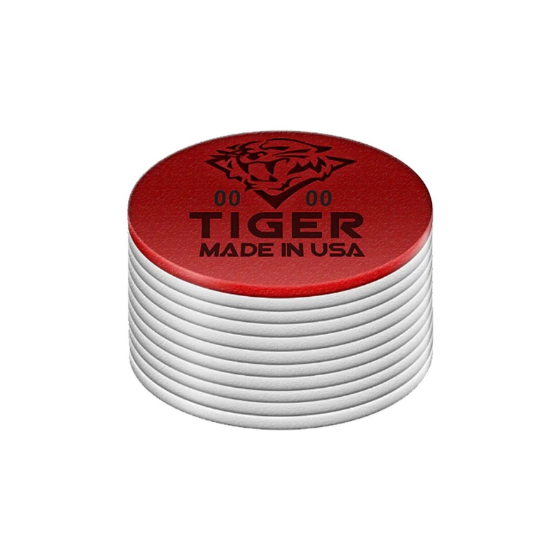Tiger Laminated Leather Cue Tip