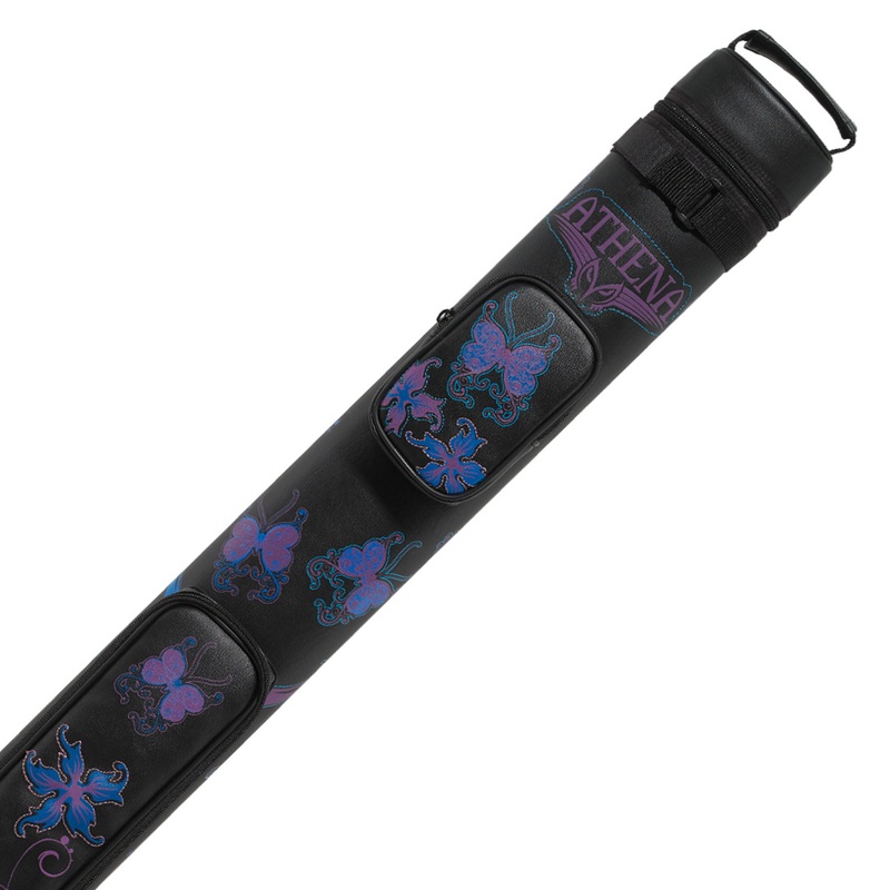 Athena Butterflies Pool Cue Case – 2×2