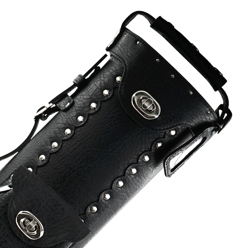 Instroke 3×5 Vinyl Cowboy Black Pool Cue Case