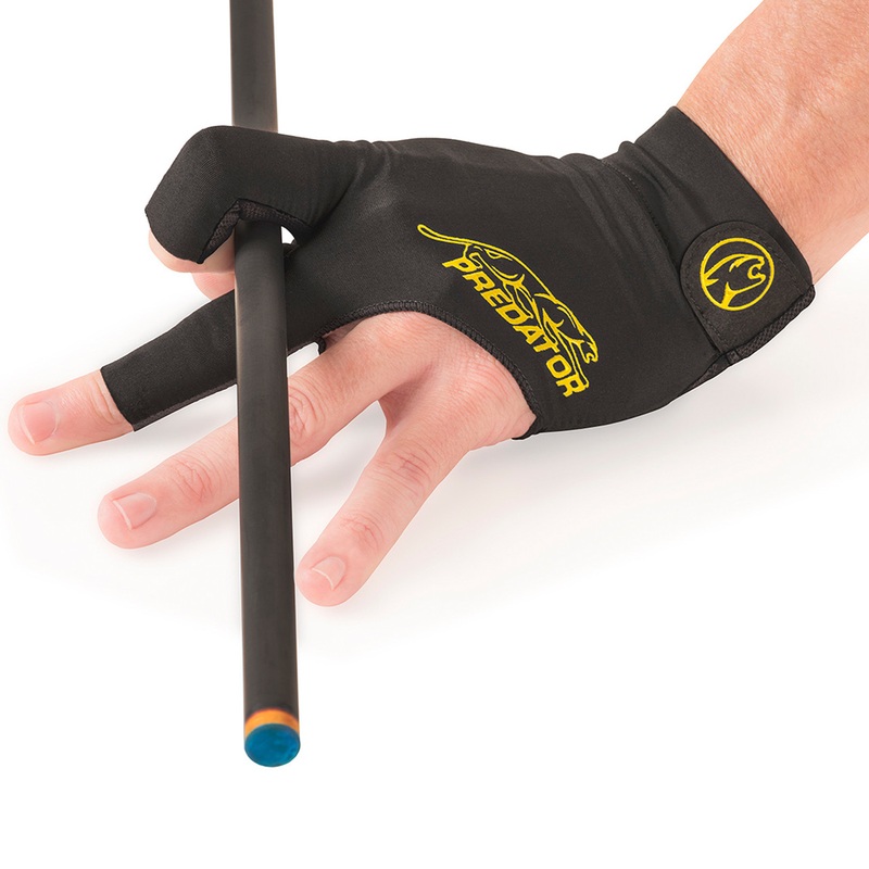 Predator Second Skin Pool Glove – Black and Yellow – Left Hand