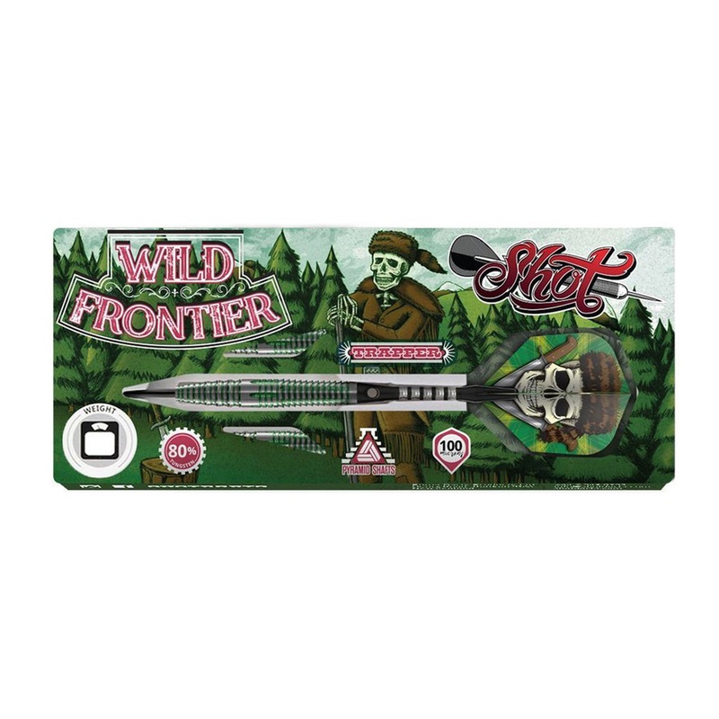 Shot Wild Frontier Trapper Steel Tip 3 Dart Set – 23gm