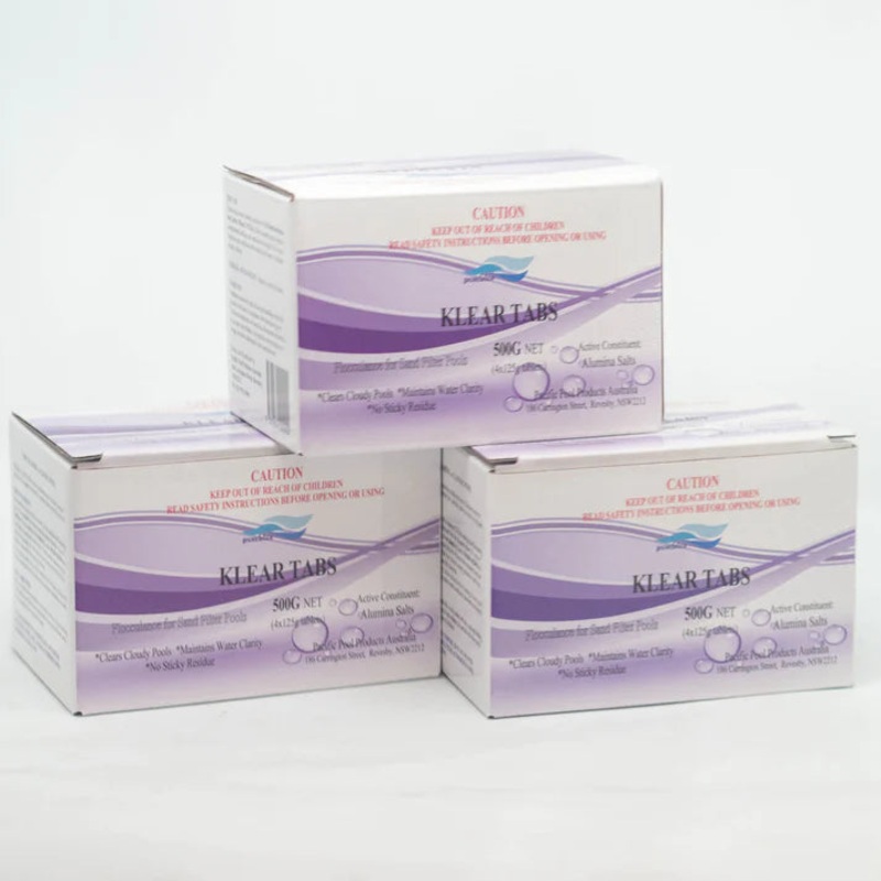 Klear Tab 500g  – for cloudy pools (125g x 4)