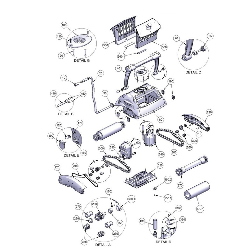 RTX Robotic Pool Cleaner – Spare Part, Bushing for lower casing