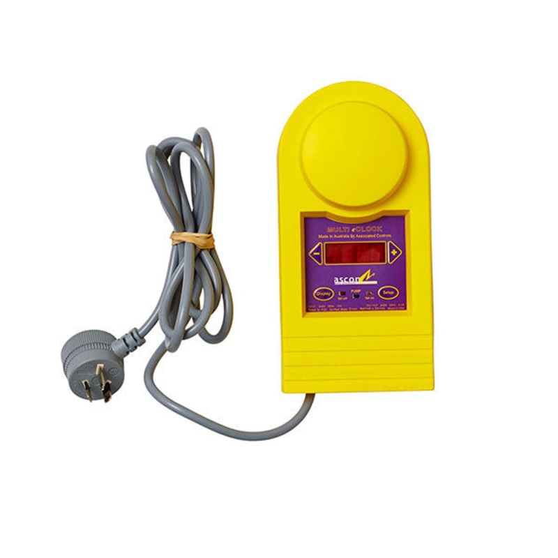 Ascon MTec Multi eClock – Pump/Chlorinator Backup Timer