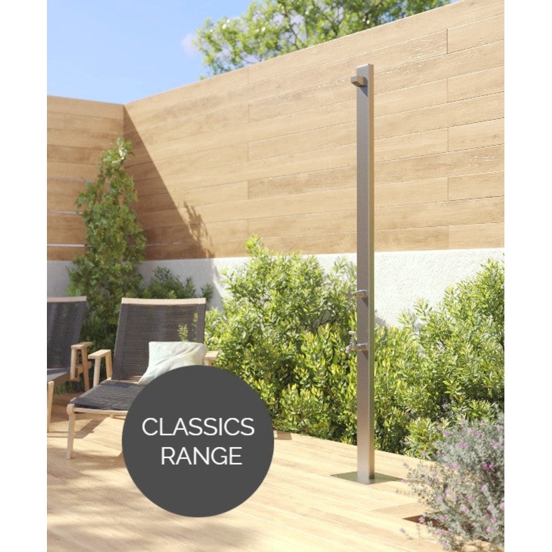 Rainware Outdoor Shower – Aussie Premium 2501 – Cold Shower + Cold Footwash Freestanding