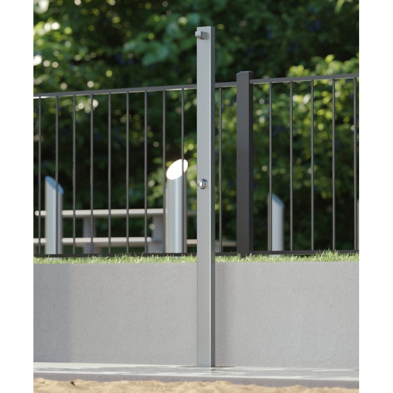 Rainware Outdoor Shower – Beach Slim 5000 – Single Shower – Time Flow