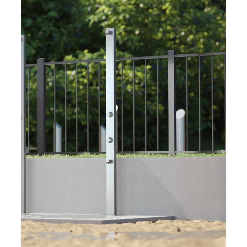 Rainware Outdoor Shower – Beach Slim + FW 5001 Single Shower + Footwash – Time Flow