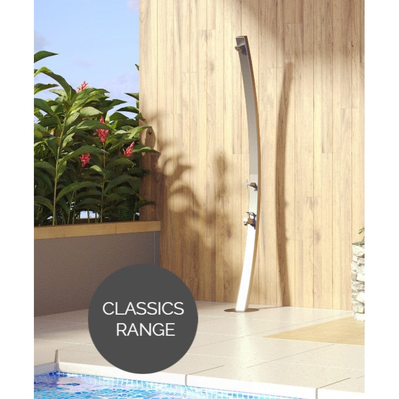 Rainware Outdoor Shower – Noosa 3003 – Cold Shower + Cold Footwash – Freestanding