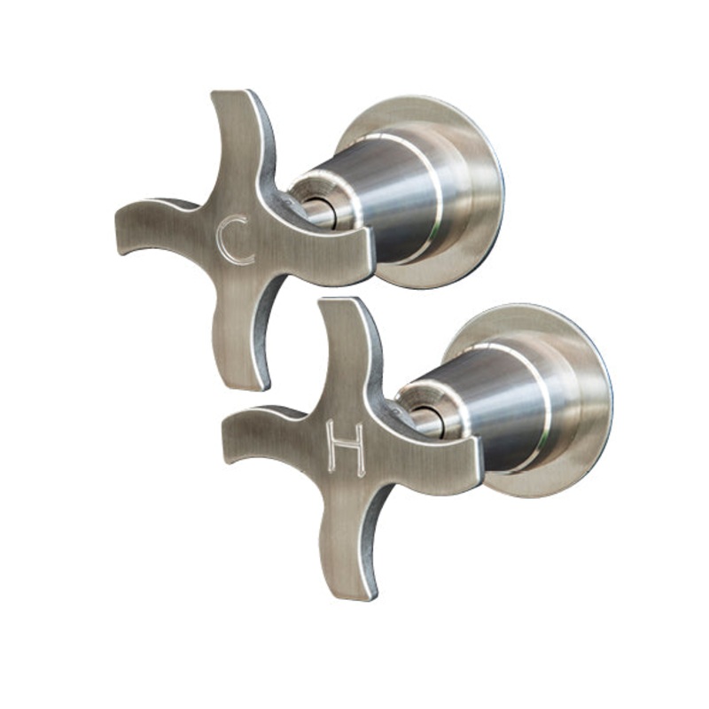 Rainware Outdoor Shower – Rainware Wall Taps (Pair) 8200 – Pair Hot & Cold Wall Taps