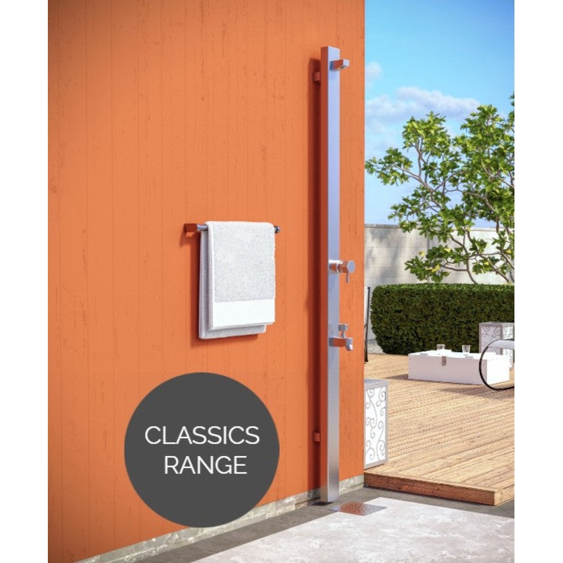 Rainware Outdoor Shower – Suncoast Wall 4301 – Hot & Cold Shower + Cold Footwash