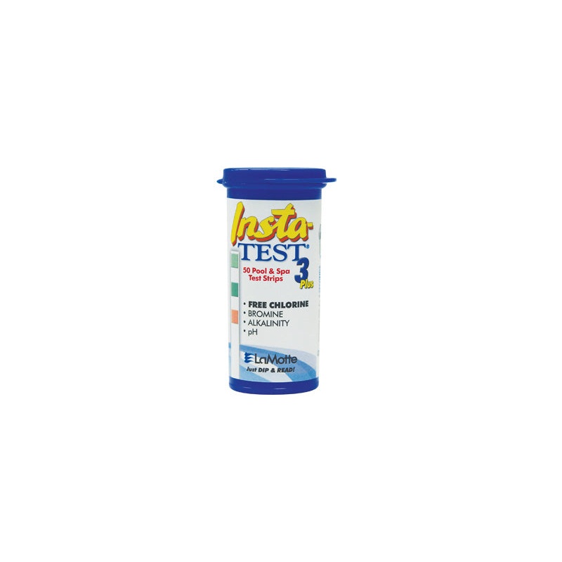 TEST STRIPS INSTA 3 PLUS 50PK – Bromine