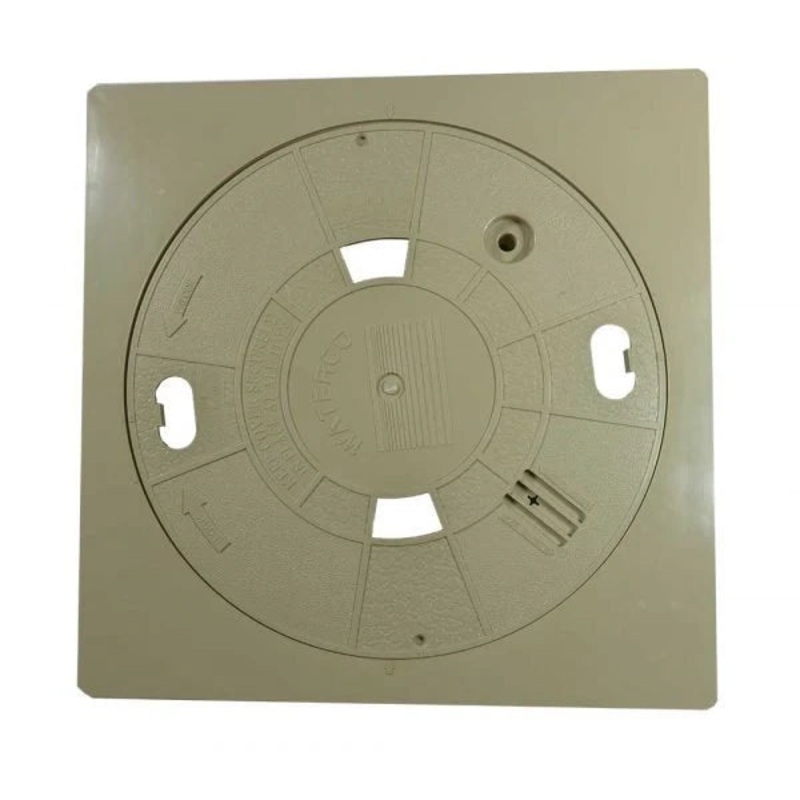 Waterco Supa Skimmer S75 MK2 Deck Lid & Dress Ring Square – Sandstone – 6241801