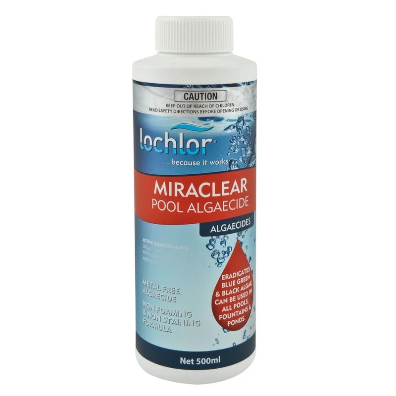 Lo-Chlor Miraclear Algaecide 1L – Metal Free – Pool Chemical