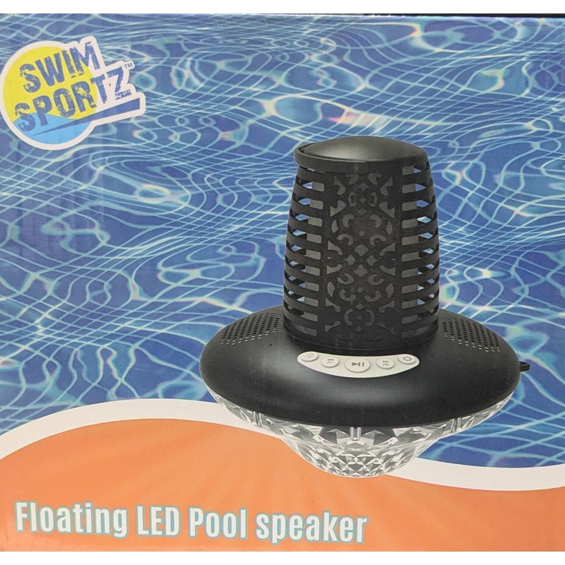 SwimSportz Floating LED Pool Speaker