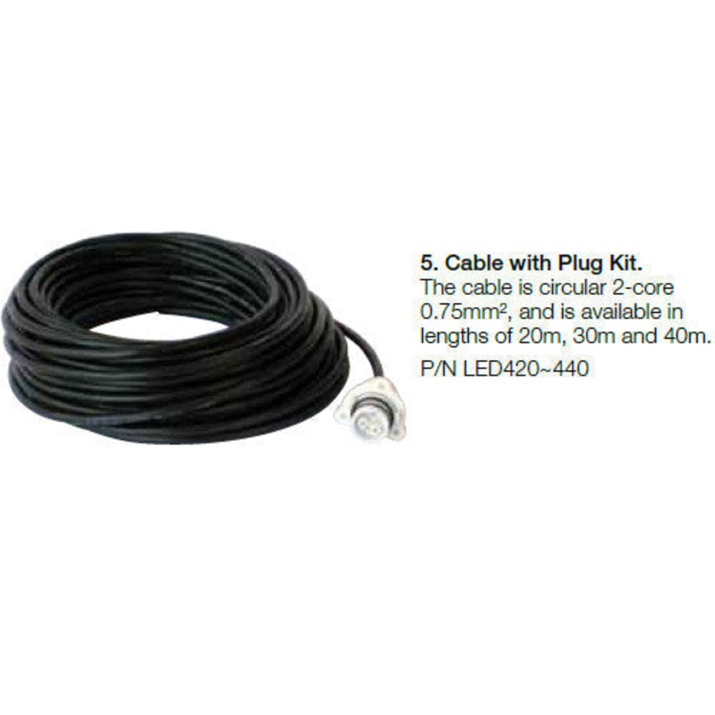 Cable with Plug Kit