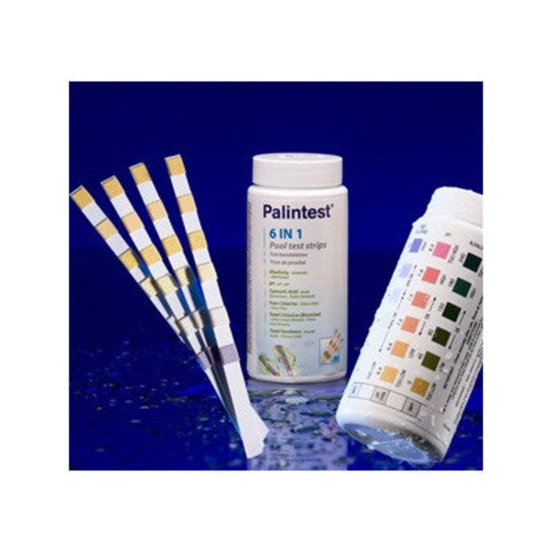 Palintest 6 in 1 Pool Test Strips