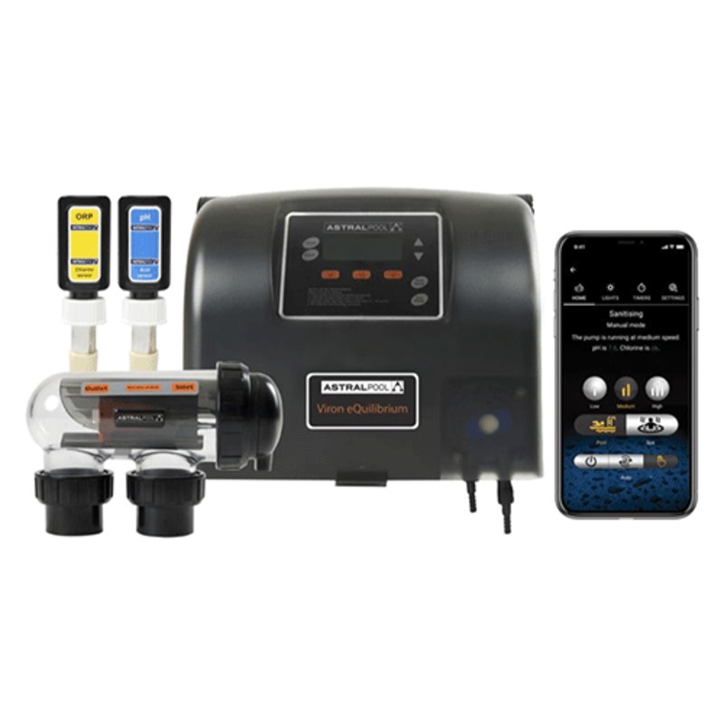 Astral Pool Viron eQuilibrium Salt Chlorinator with bluetooth