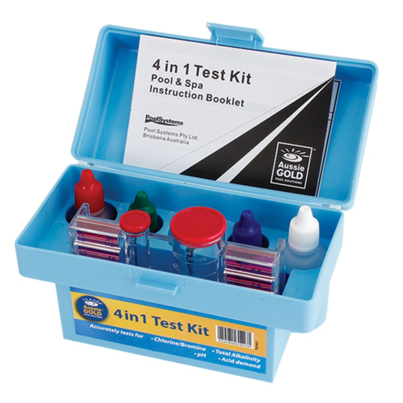 Aussie Gold 4 in 1 Pool Test Kit