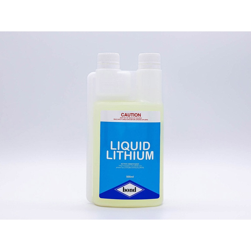 Bond Liquid Lithium – Lithium Hypochlorite Sanitiser