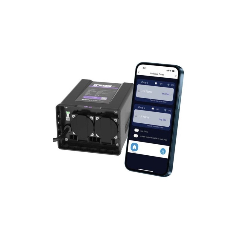 Spa Electrics iRIS Wi-Fi 2-Channel Remote Control System for Multi Plus Pool & Spa Lights RM-WF