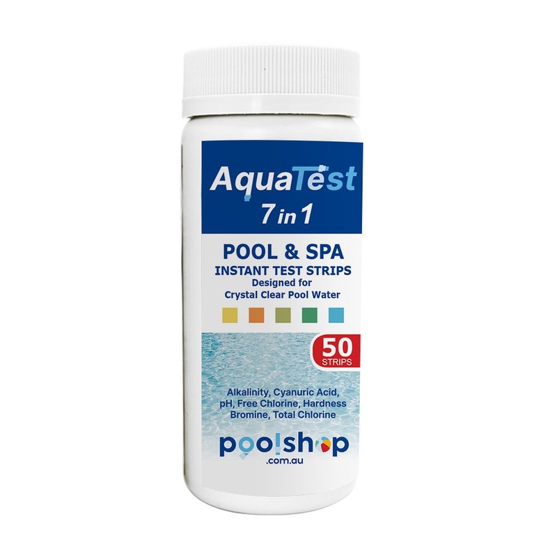 Test Strips 7 in 1  50 pack – Includes Bromine